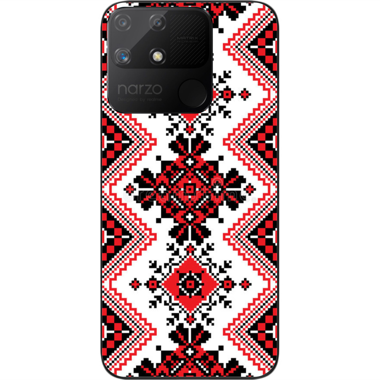 Оригінальний чохол Epik для Realme Narzo 50A з картинкою Орнамент