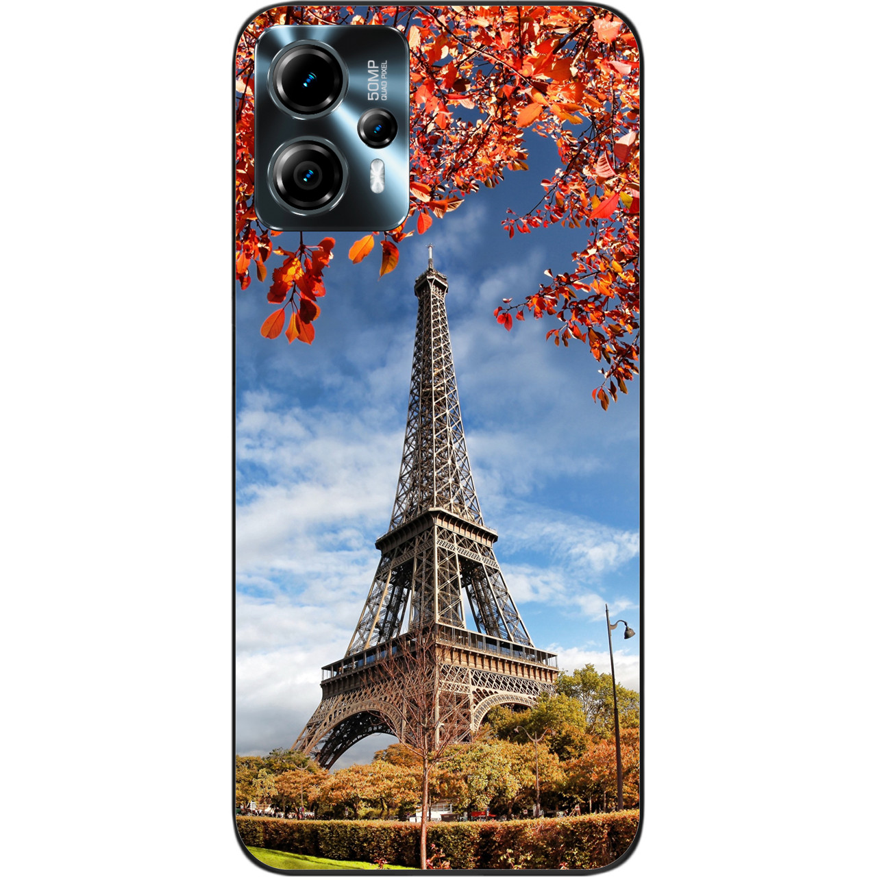 Бампер силіконовий чохол Epik для Motorola Moto G23 з картинкою Вежа, фото 1