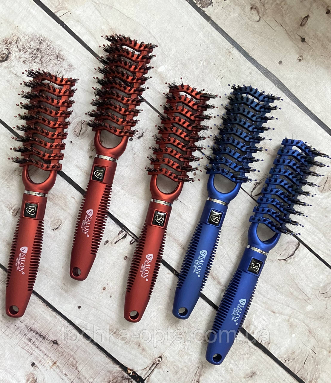 Гребінець SALON PROFESSIONAL з комбінованою щетиною 9571G