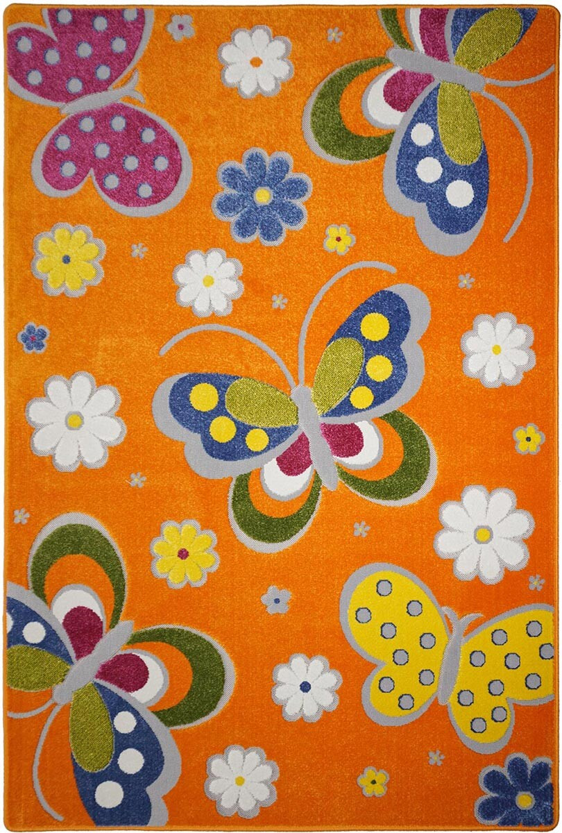 Килим дитячий Вітебські килими Кіндер Мікс 52970 7 2х3 м Яскравий дитячий килим для дівчинки Великий килим для дитячої, фото 1