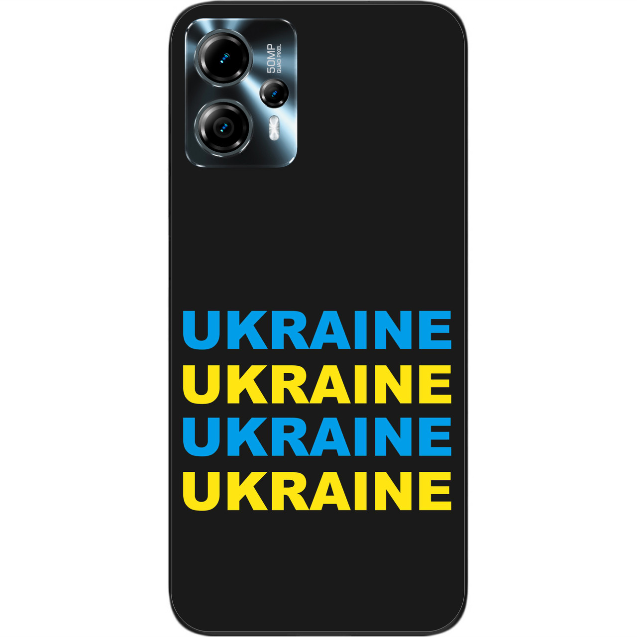 Оригінальний чохол Epik для Motorola Moto G23 з картинкою Ukraine, фото 1