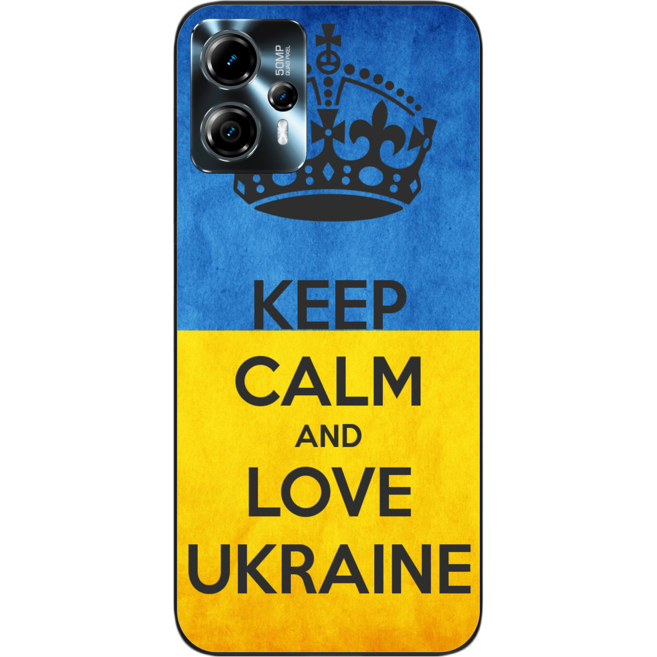 Силіконовий чохол Epik для Motorola Moto G23 з картинкою Keep Calm, фото 1