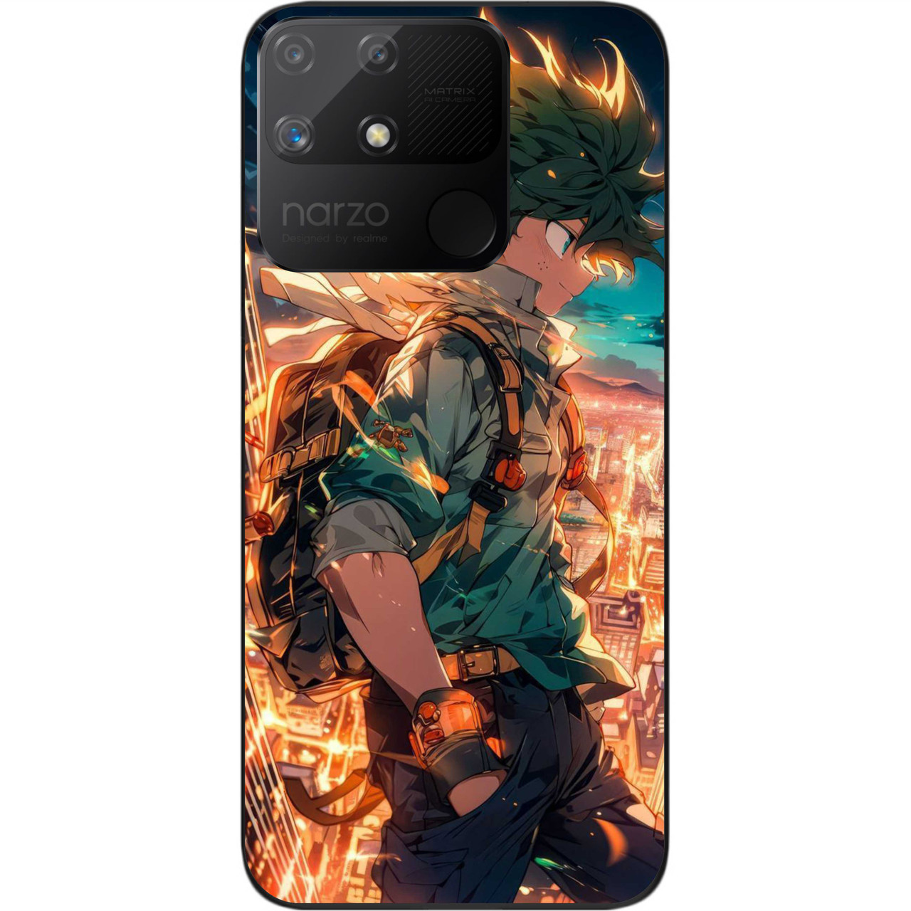 Силіконовий чохол Epik для Realme Narzo 50A з картинкою My Hero Academia Deku