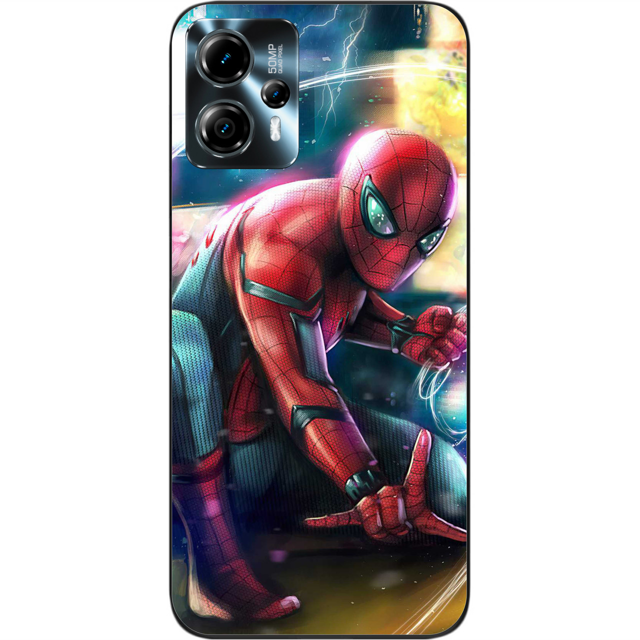 Силіконовий чохол Epik для Motorola Moto G23 з картинкою Spider-Man, фото 1