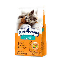 Сухой корм для кошек CLUB 4 PAWS Premium для стерилизованных 2 кг