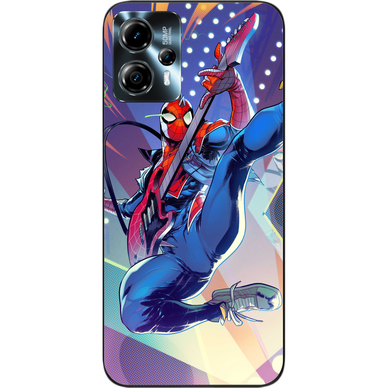 Силіконовий чохол Epik для Motorola Moto G13 з картинкою Людина Павук панк, фото 1