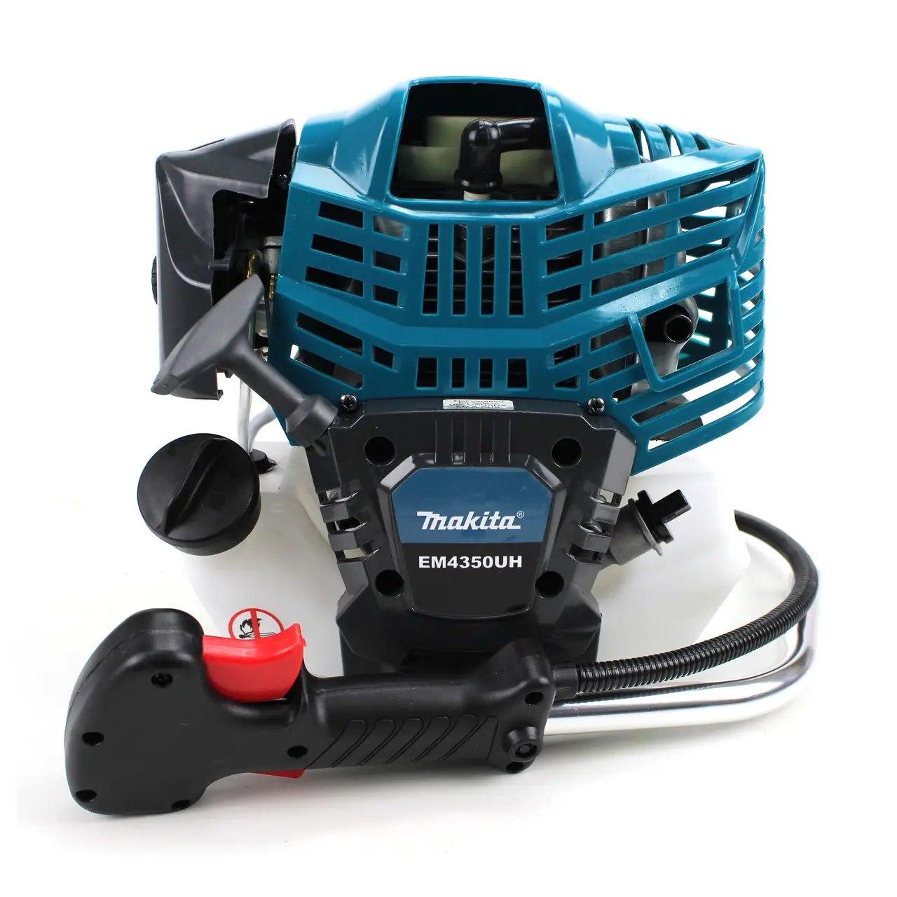 Мотокоса Makita EM4350UH 5.2 кВт, 4-тактна Бензокоса Макіта, тример, для трави, мотокоса бензинова EKO