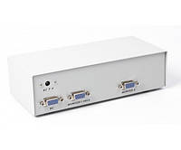 Сплітер VGA 2 Port Cablexpert GVS122 (розгалужувач, ком. 2 монітора)