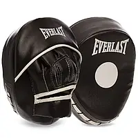 Лапы боксерские EVERLAST гнутые стрейч черные