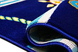 Дитячий ворсовий килим BABY 6041 D.Blue/Blue, 0.8х1.5 м, фото 3