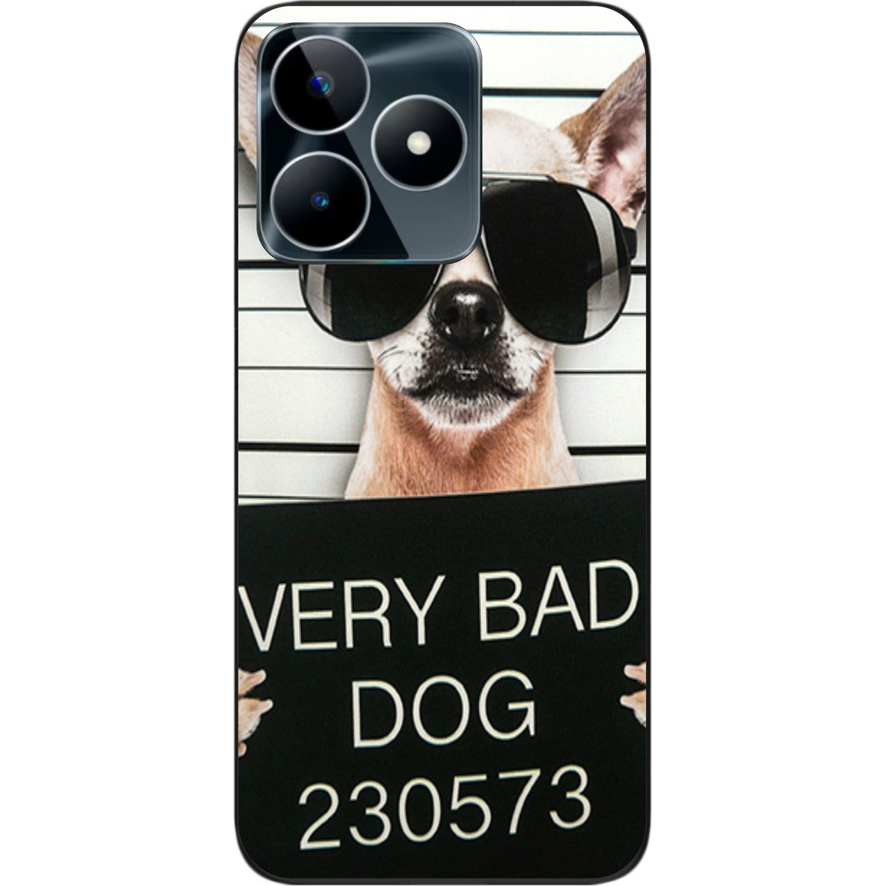 Чохол силіконовий Epik для Realme C53 NFC з картинкою Bad Dog