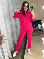 Женский спортивный костюм трехнитка на флисе 50-52;54-56;58-60 (9цв) "VLADA" от прямого поставщика