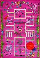 Дитячий рожевий килим BABY 2052 Pink/Pink, 0.8х1.5 м