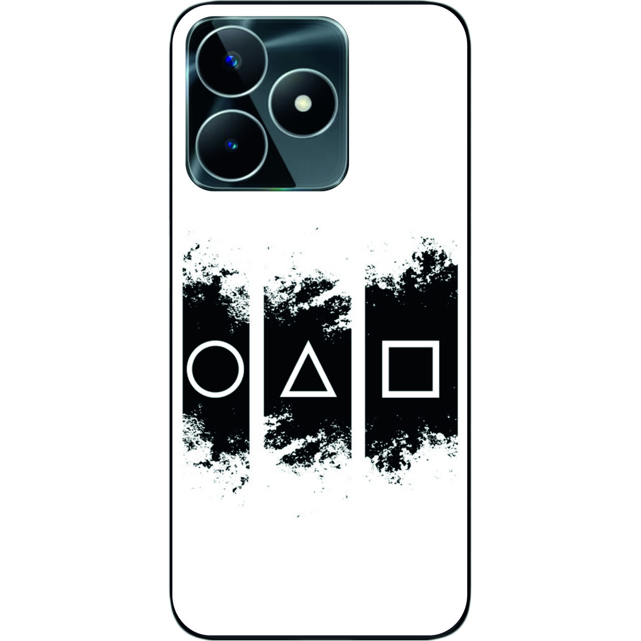 Силіконовий чохол Epik для Realme C53 NFC з картинкою Гра в кальмара логотип