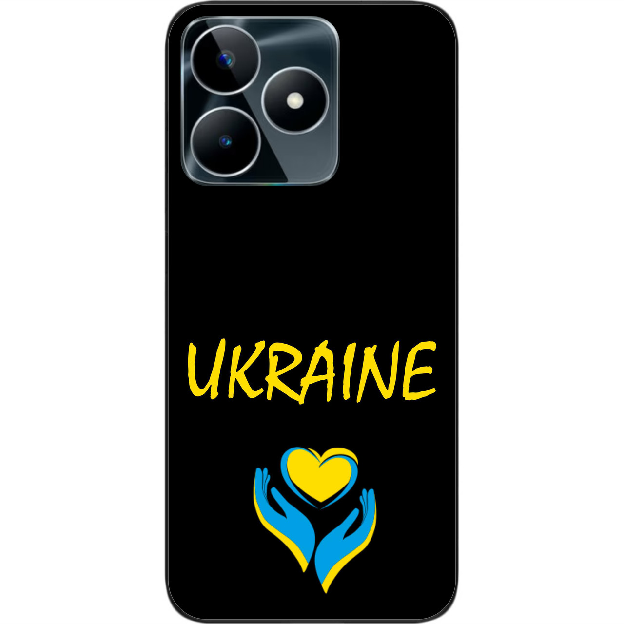 Силіконовий чохол Epik для Realme C53 NFC з картинкою Руки України