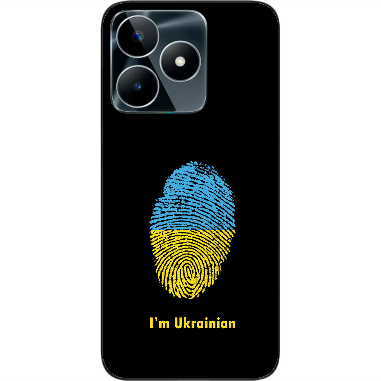 Силіконовий чохол Epik для Realme C53 NFC з картинкою Відбиток
