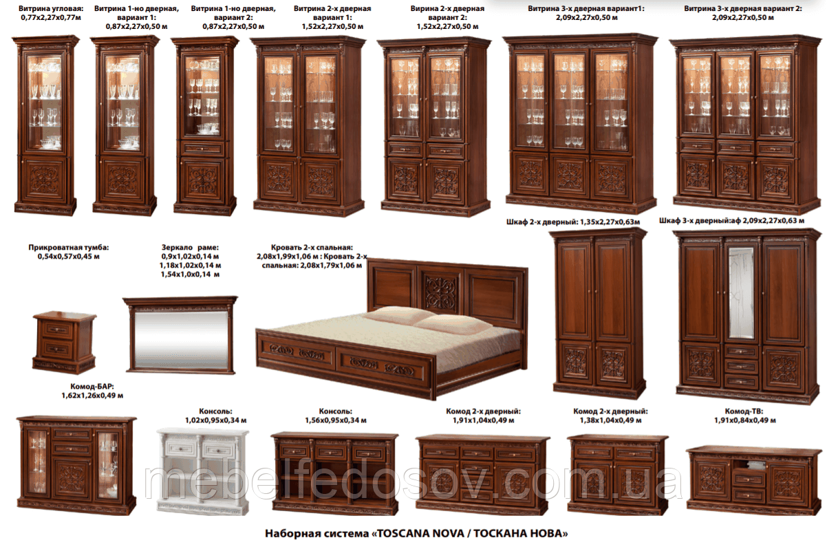 Набор мебель для гостиной Тоскана Нова №5(Скай) - фото 4 - id-p454819670