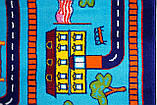 Дитячий килим з дорогами BABY 2068 Blue/D.Blue, 0.8х1.5 м, фото 4