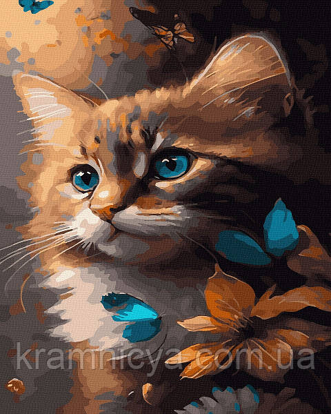Color-KIT Кошка с бабочками 10013