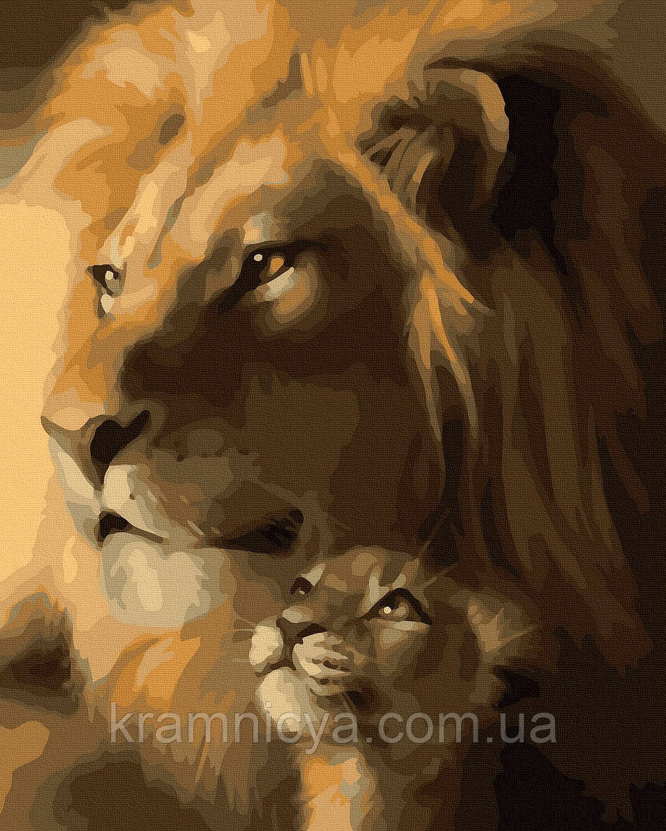Картина за номерами Батько та син, 40х50 (GX41222)