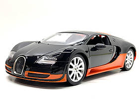 Машина на радіокеруванні Bugatti Veyron 1:12 Чорна з помаранчевим (M 4915)