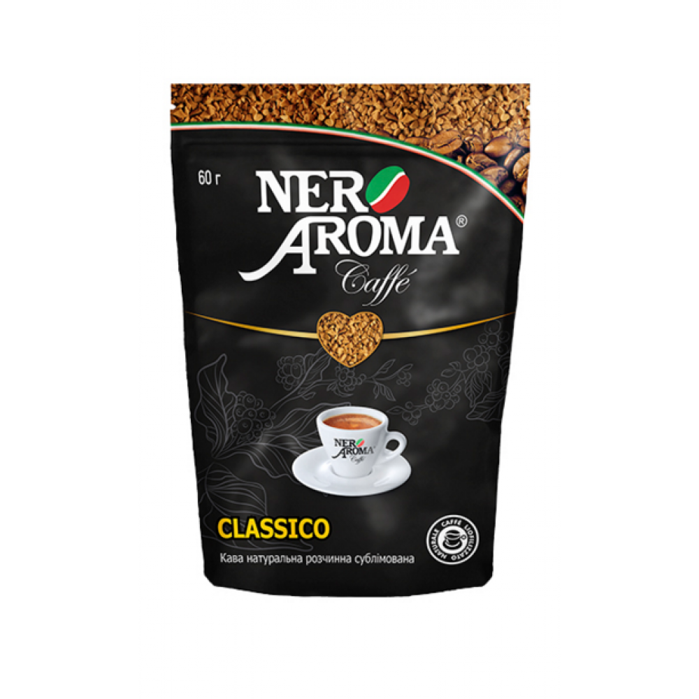 Кава розчинна Nero Aroma 60 г.