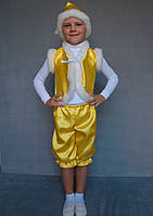 Карнавальний костюм Гномік Гном (жовтий) атлас 98 см і прокат 200 грн