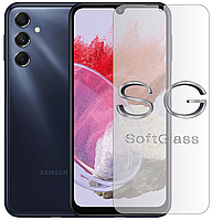 Мягкое стекло Samsung M34 5G на Экран полиуретановое SoftGlass