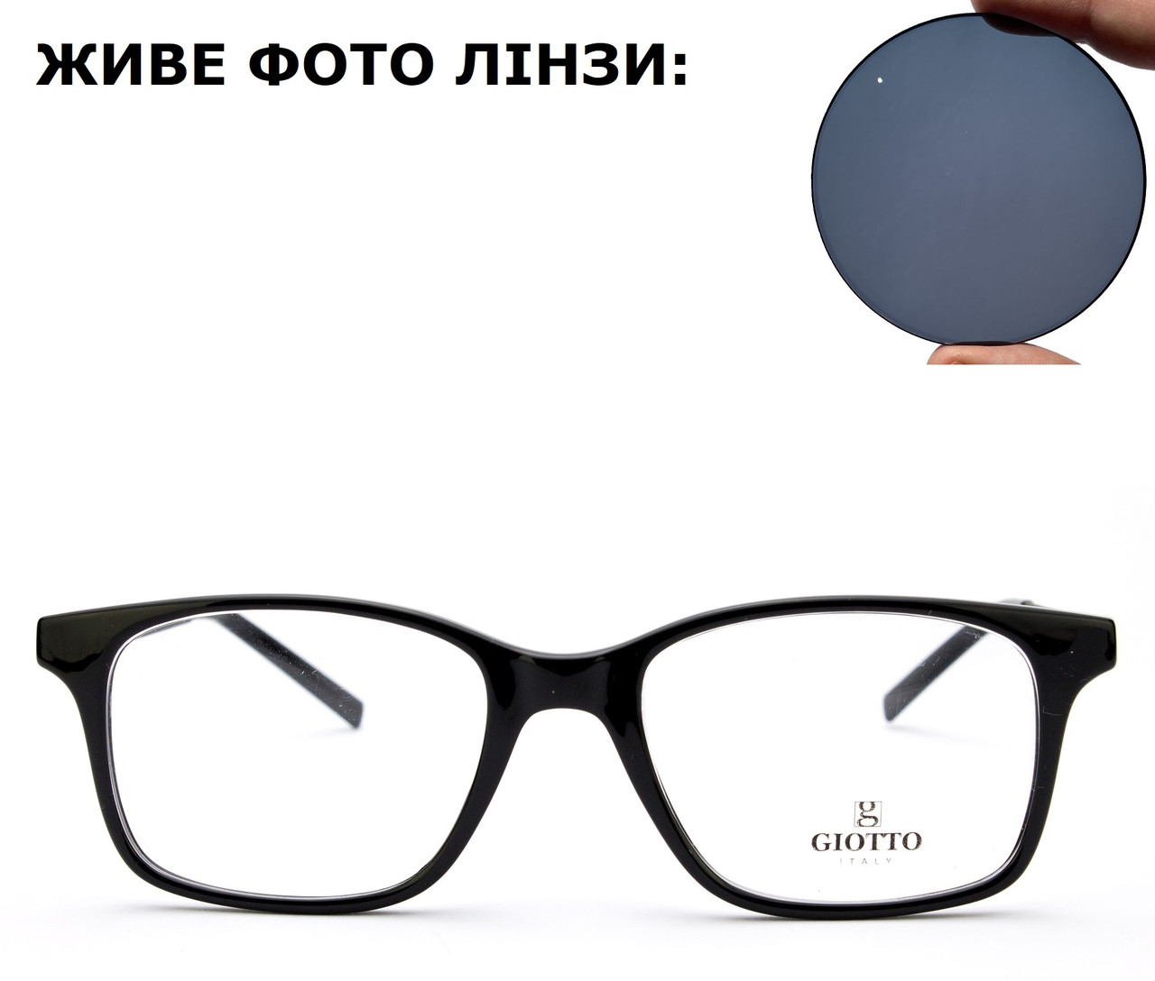 Сонцезахисні окуляри з корейською оправою для читання (плюс) або далечі (мінус)