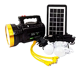 Ліхтар Digital light kit 5V COB light WXH-X9A із сонячною панеллю, фото 3