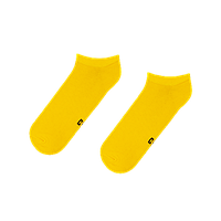 Однотонні короткі шкарпетки ТМ "ЦЕХ" 40-45, Жовтий