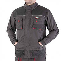 Куртка рабочая 80 % полиэстер, 20 % хлопок, плотность 260 г/м2, M, L, XL INTERTOOL SP-3002