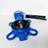 Затвор дисковий Батерфляй Ду50 чавун, фото 5