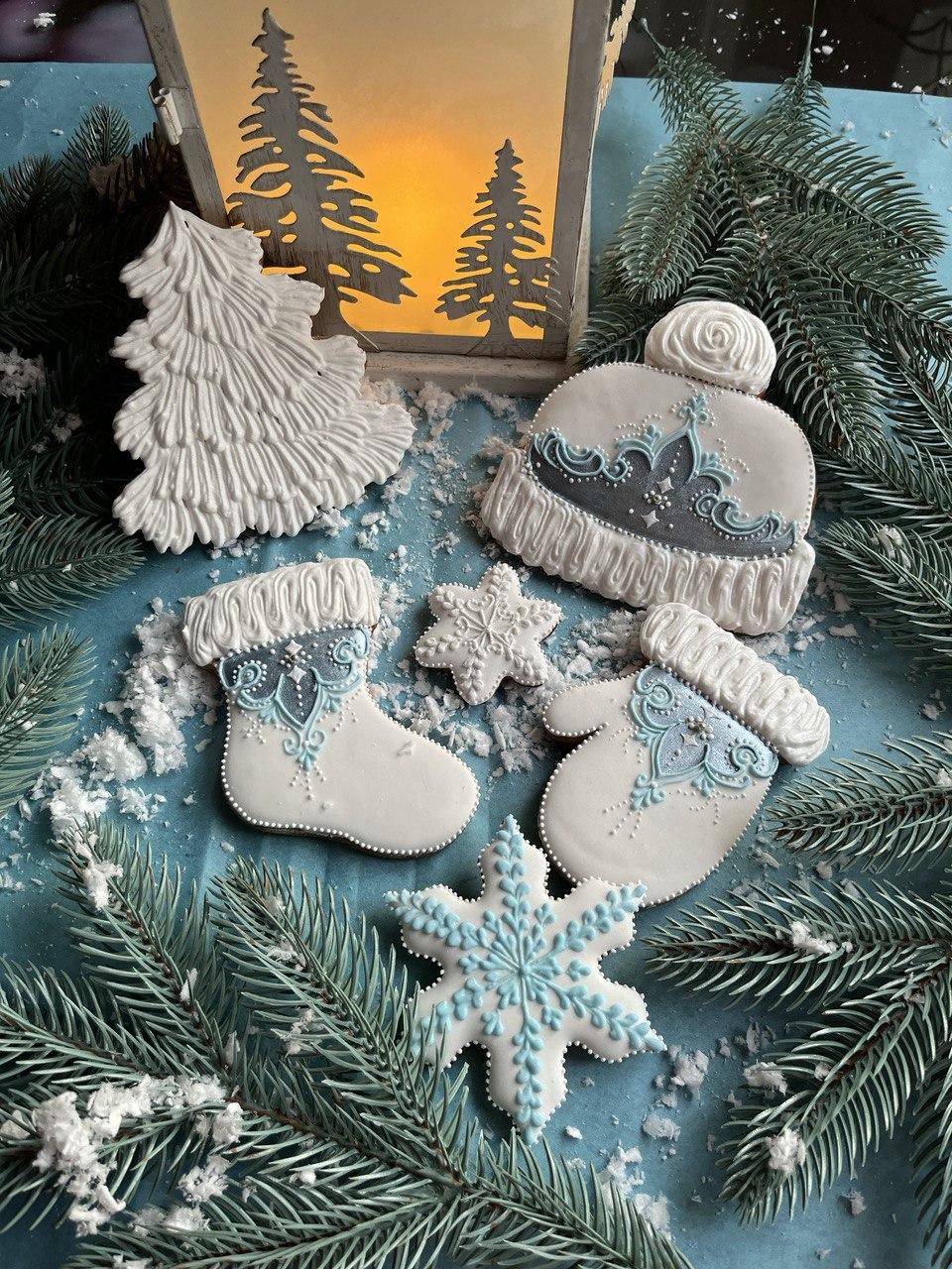 Розписні пряники до нового року, фото 1