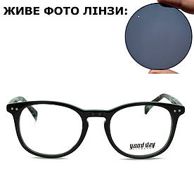 Модні окуляри за рецептом із сірими лінзами (плюс або мінус)