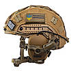 Шолом тактичний Fast TEAM WENDY Helmet NIJ IIIA + Навушники Walkers Razor Slim з чебурашкою + кавер мультикам, фото 2