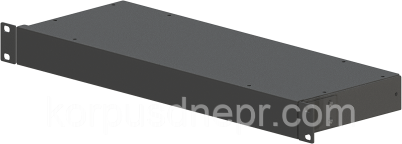 Корпус металевий 1U-160S в 19" стійку Rack 430х160х44 Professional