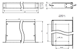 Корпус металевий 1U-160S в 19" стійку Rack 430х160х44 Professional, фото 8