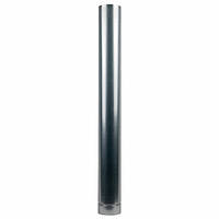 Дымоходная труба нержавеющая AISI 304, длина 1 м, диаметр 110 мм, толщина 0.8 мм