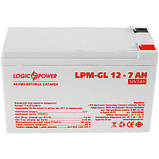 Батарея до ДБЖ LogicPower LPM-GL 12В 7Ач (6560), фото 2