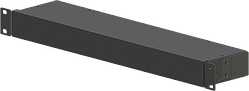 Корпус металевий 1U-100S в 19" стійку Rack 430х100х44