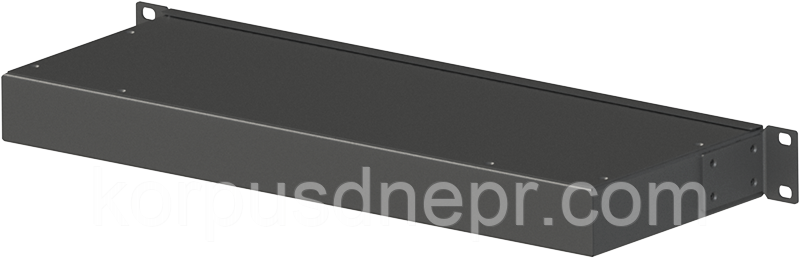 Корпус металевий 1U-160S в 19" стійку Rack 430х160х44