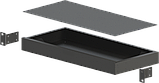 Корпус металевий 1U-200S в 19" стійку Rack 430х200х44, фото 5