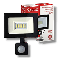 Прожектор LED з датчиком руху VARGO 20W 220V 6500k