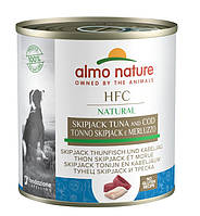 Almo Nature HFC Dog Natural, 290 г ПОЛОСАТЫЙ ТУНЕЦ И ТРЕСКА