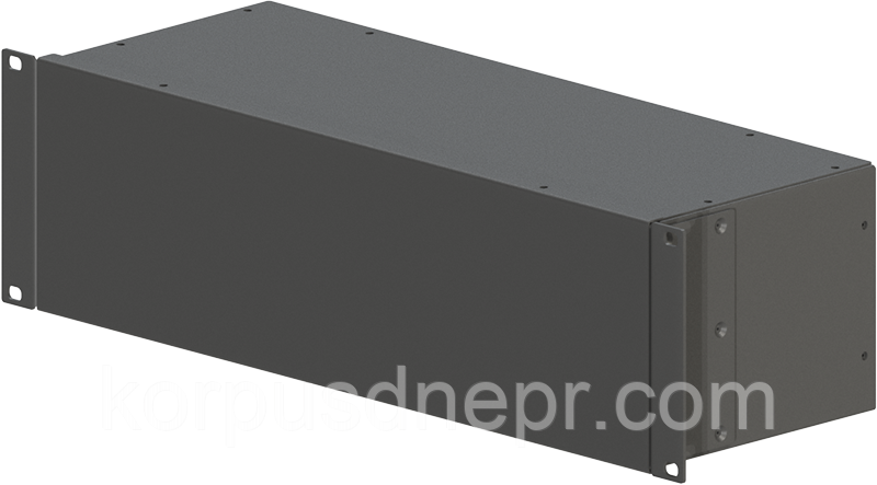 Корпус металевий 3U-160S в 19" стійку Rack 430х160х132 Professional