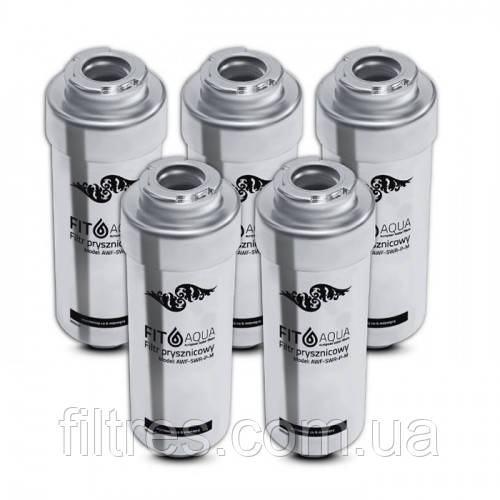 Фильтры для душа FITAQUA AWF-SWR-P-M - 5 шт, фото 1