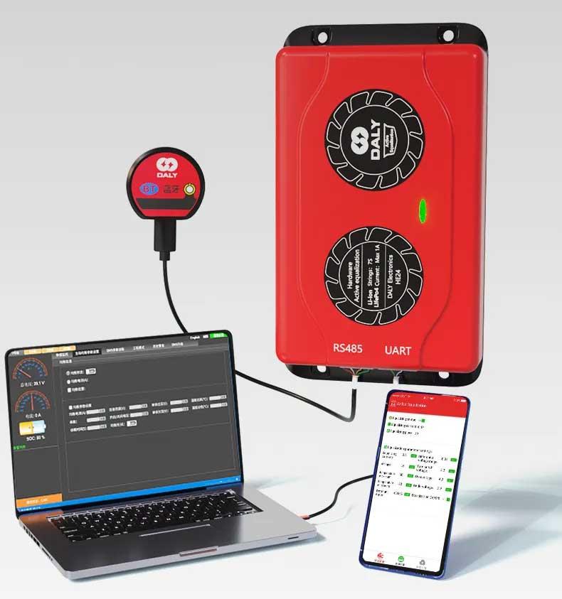 Активний балансир Daly для 7S акумуляторів 1А з Bluetooth для Li-Ion LiFePo4