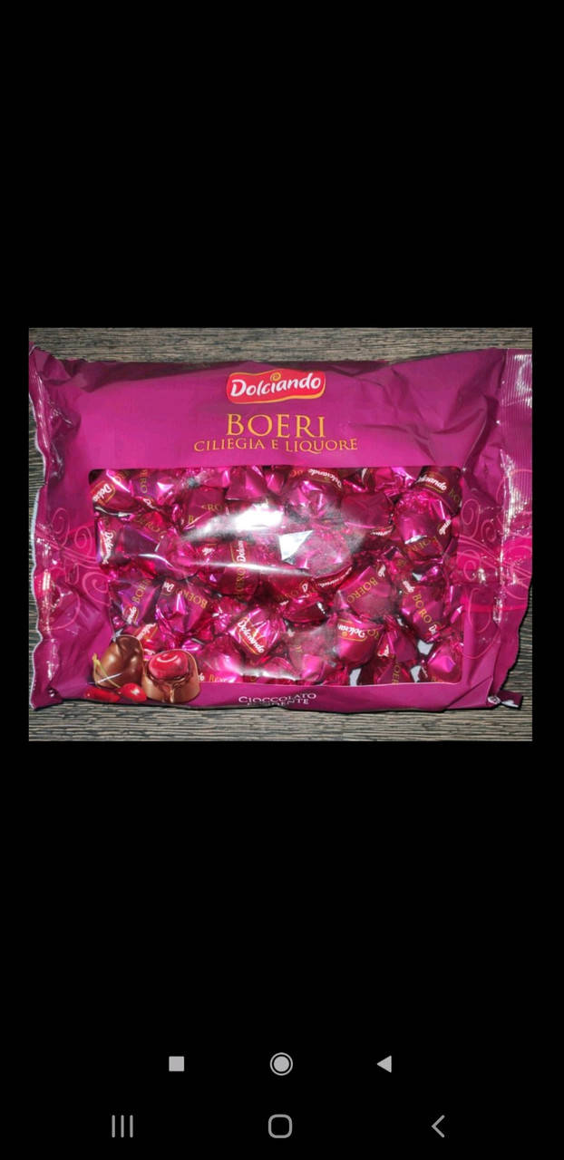 

Конфеты шоколадные Dolciando Boeri Вишня в ликере 1кг, Италия