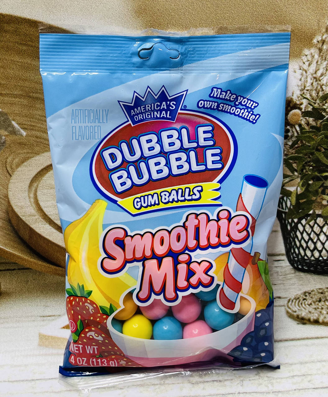 

Жуйка великі бульки Dubble Bubble Фруктове смузі